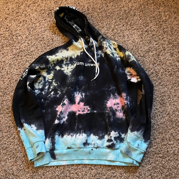 barstool Sports Tops - *LAST ONE* Barstool Sports ‘I Am Unwell’ Tie Dye Hoodie